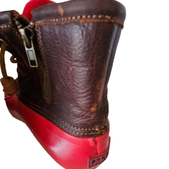 Sperry Womens Red Saltwater Waterproof Rubber Boots Sz 7 Gorpcore - Picture 6 of 10